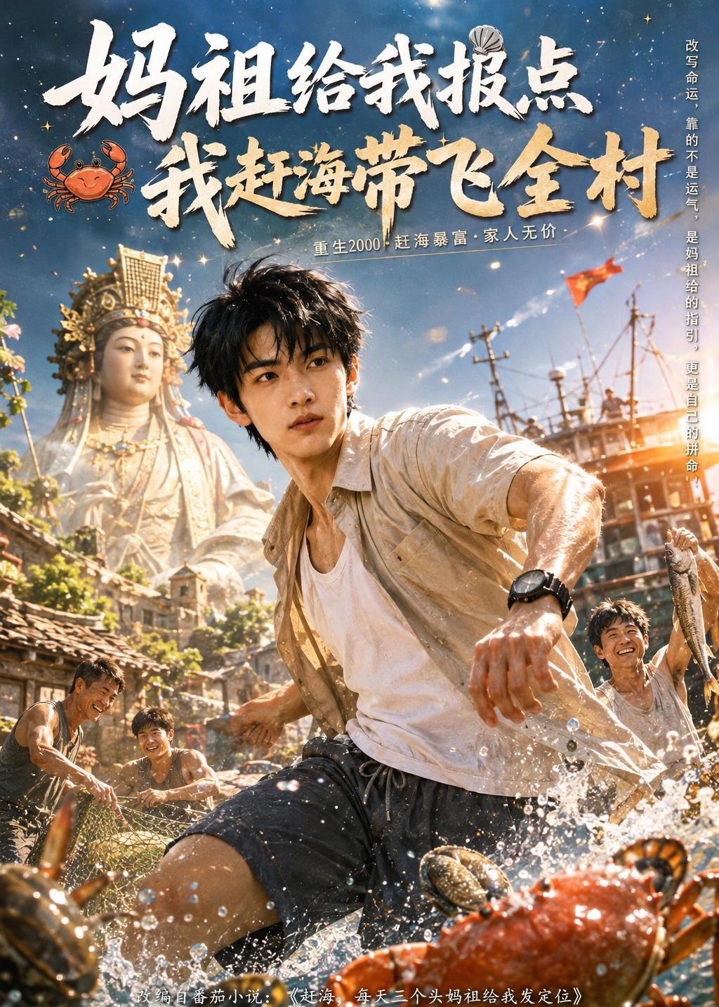 妈祖给我报点,我赶海带飞全村